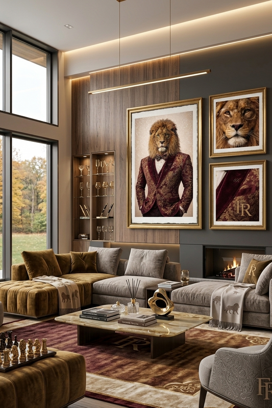 Rule Your Space – Majestic Lion Wall Art (Luxury 8K Download)